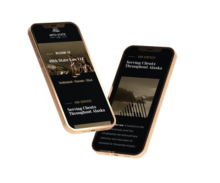 49th State Law Website Mockup