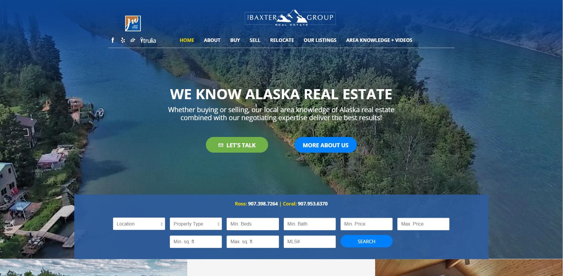 The Baxter Group Website Design
