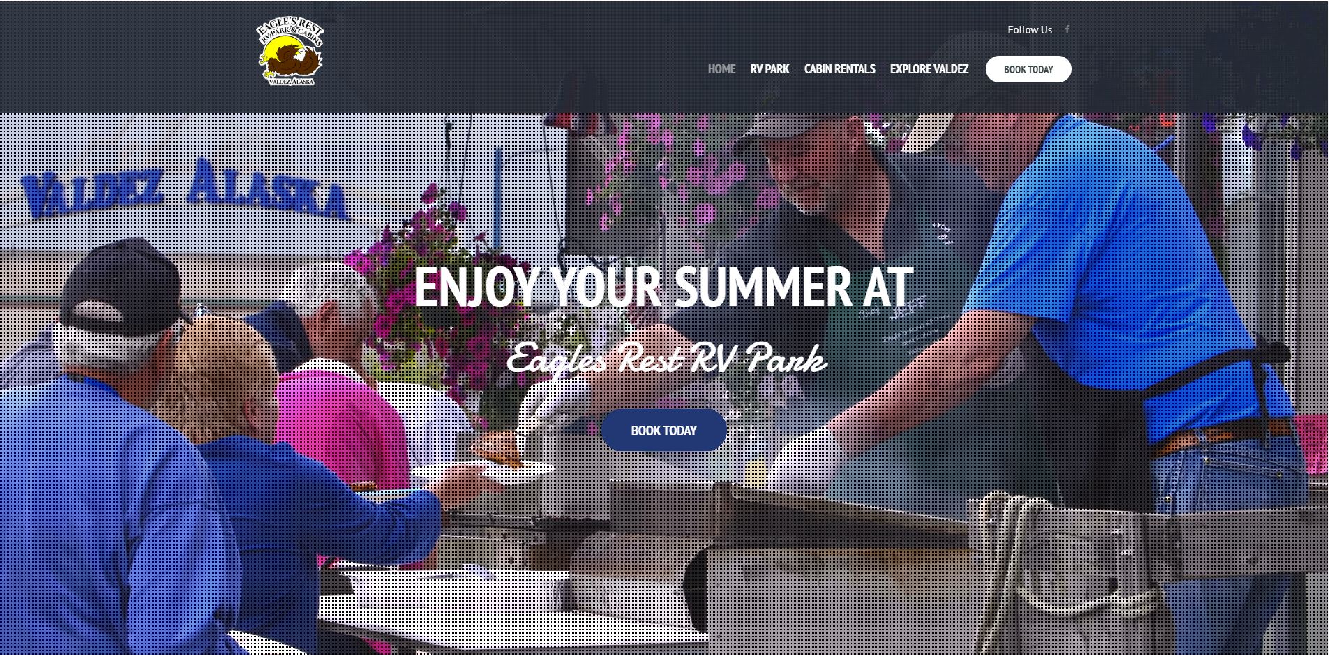 Eagles Rest RV Park Website Design