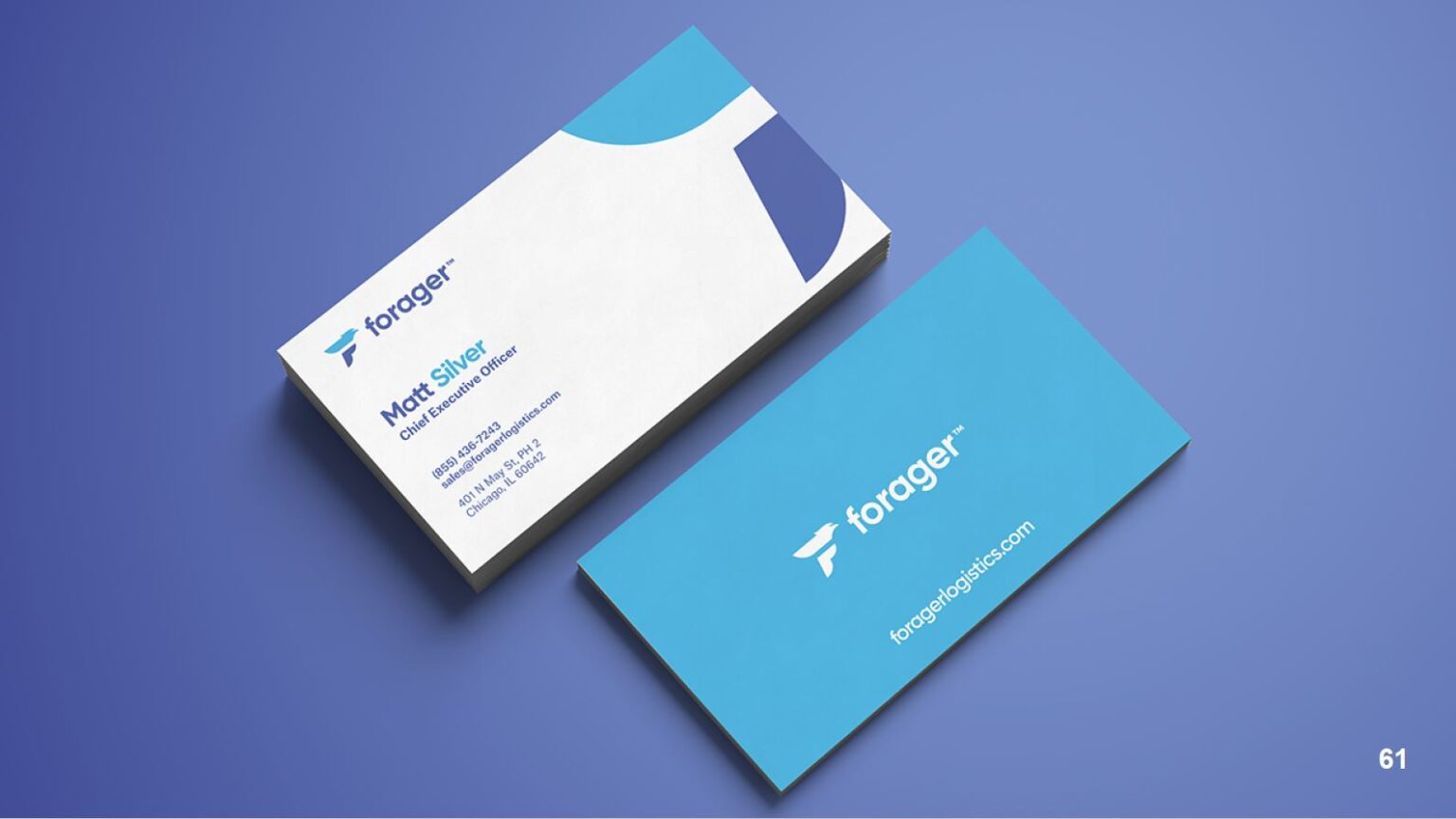 Forager Business Card Design