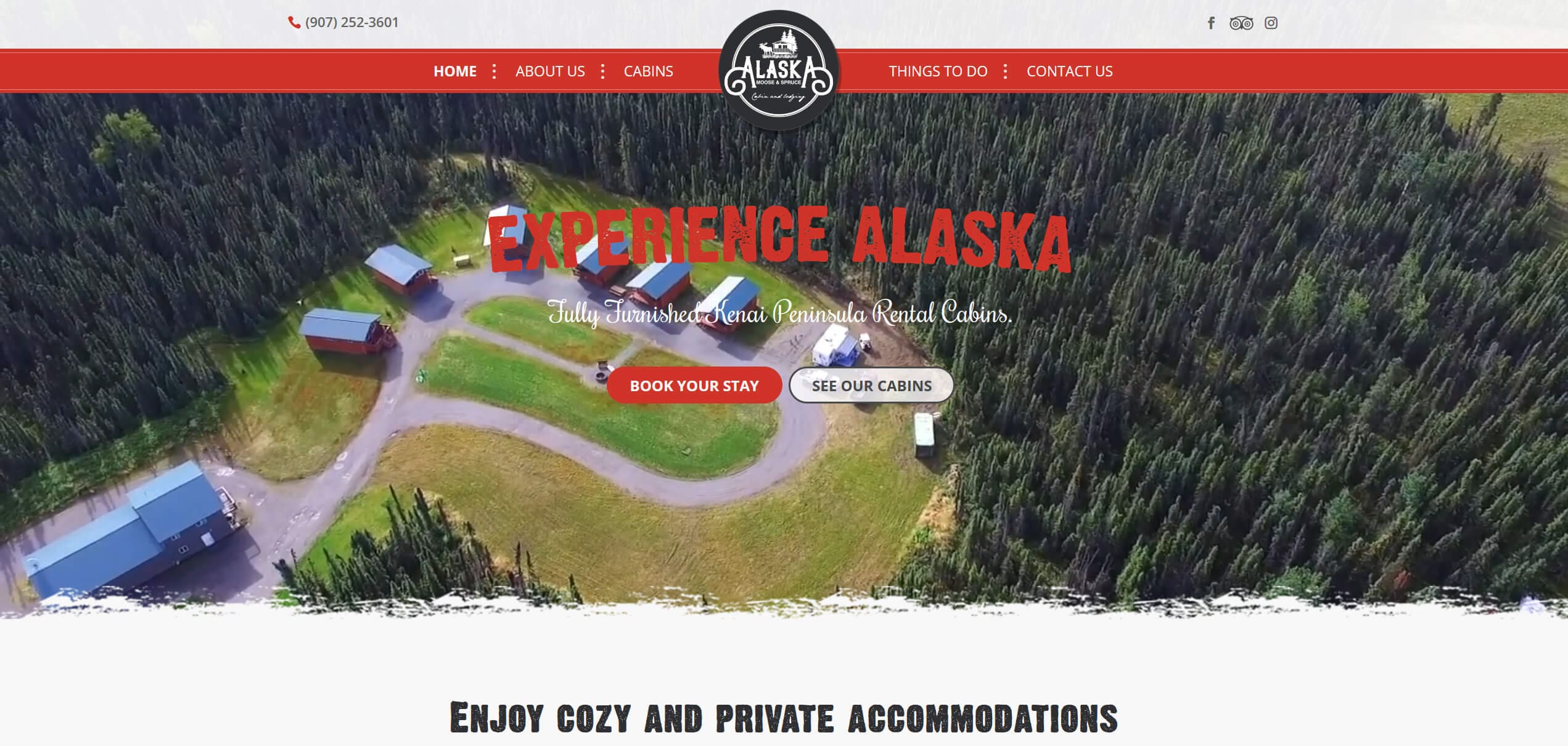 Alaska Moose & Spruce Website Design