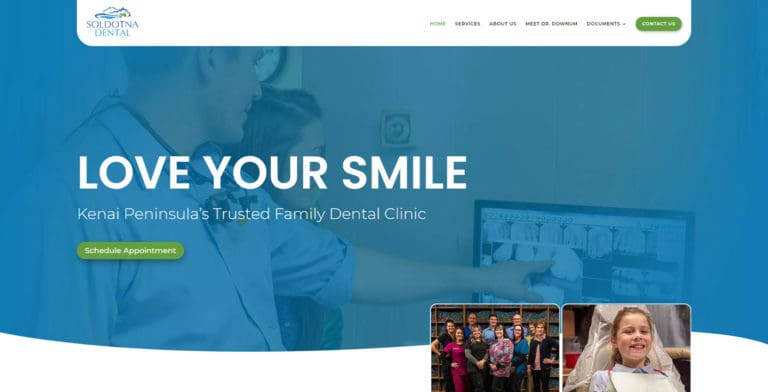 Soldotna Dental Website Snippet
