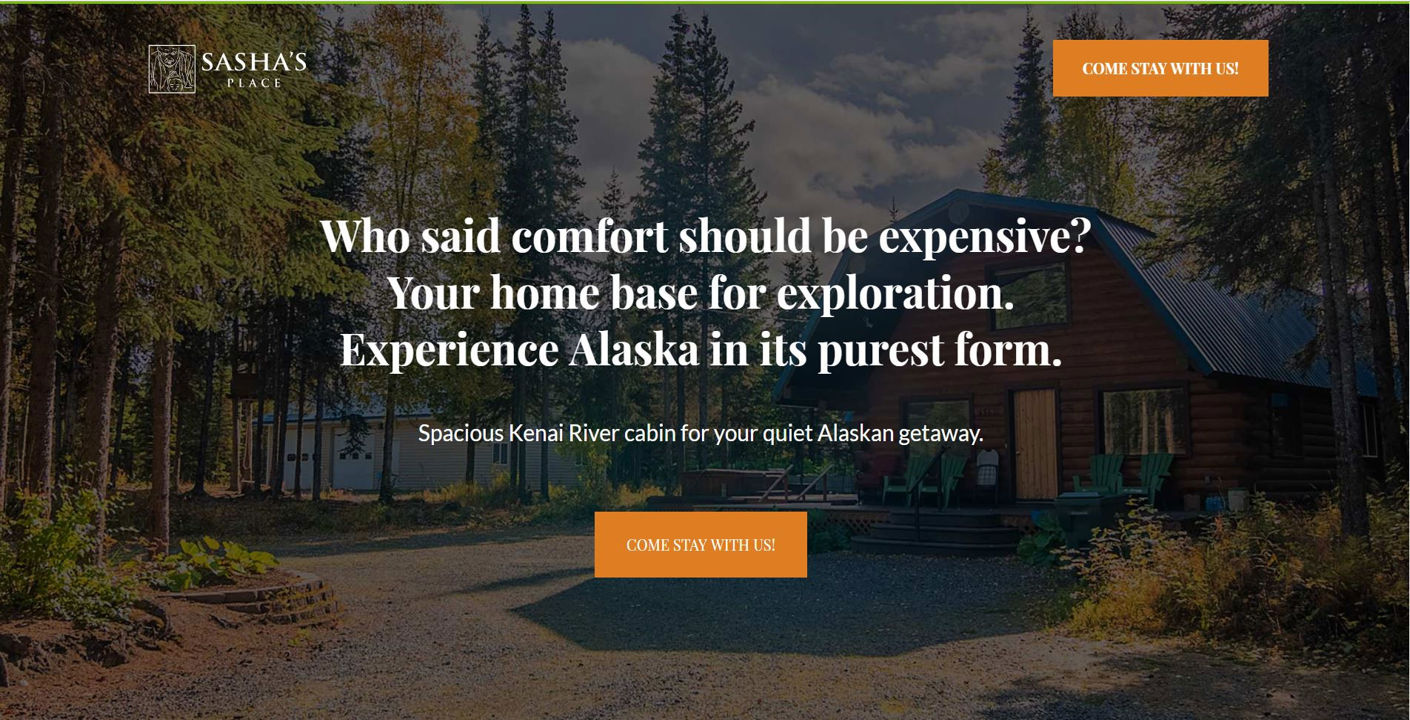 Sasha's Place Web Design 